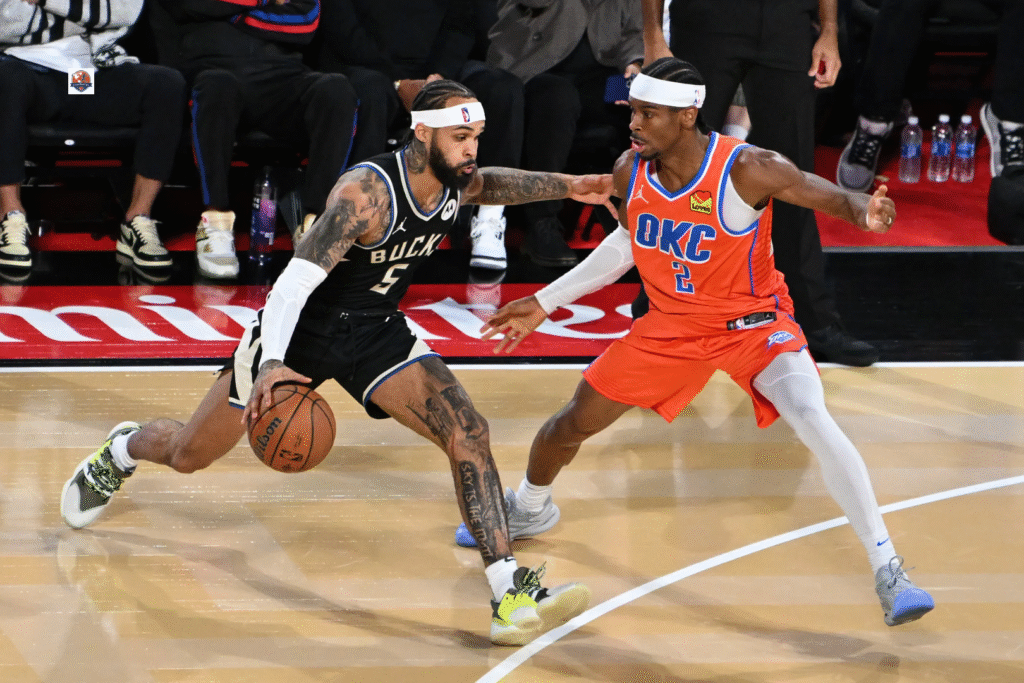 milwaukee bucks vs okc thunder match player stats​

