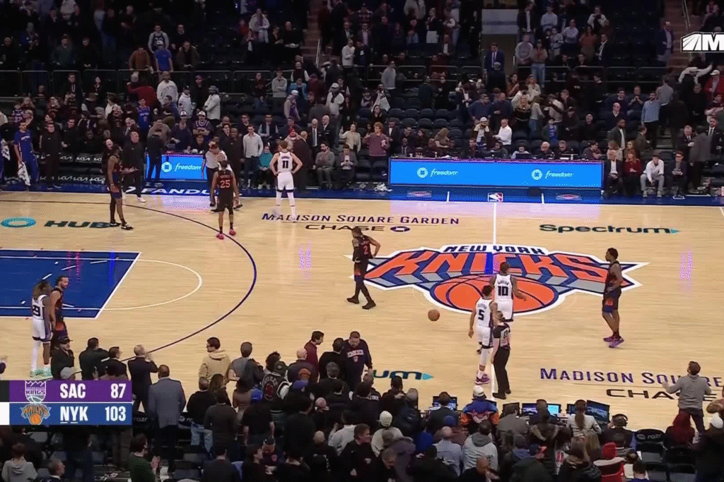 sacramento kings vs knicks match player stats​

