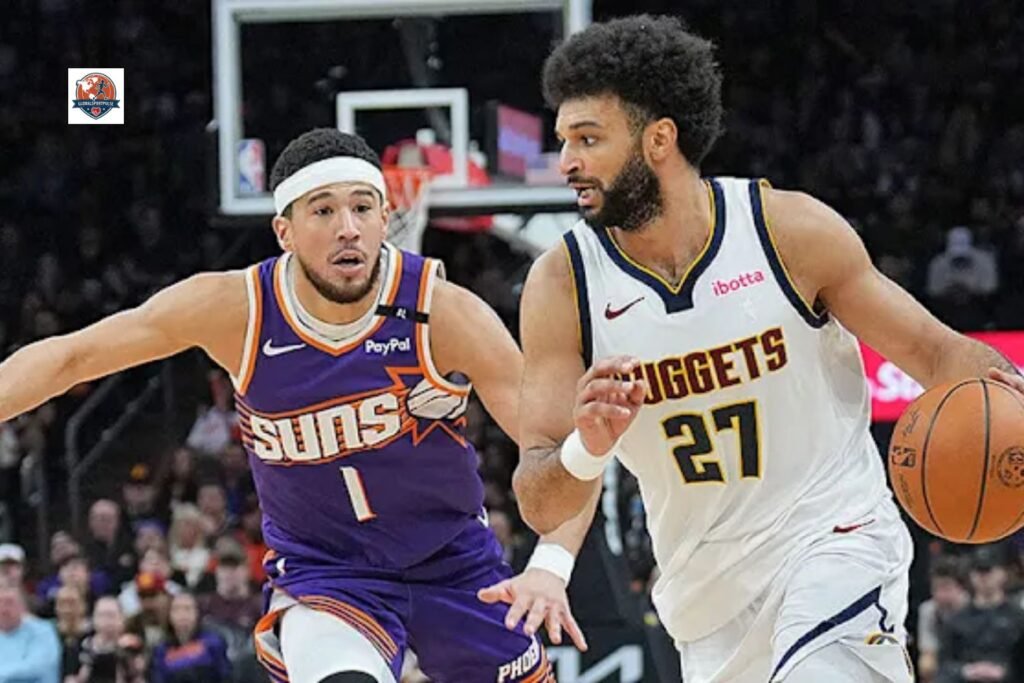 nuggets close half strong, take lead