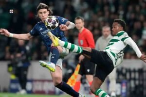 arsenal vs sporting titleholders league job not done yet for the