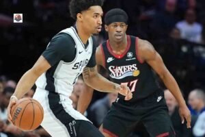 catch the 76ers vs spurs nba game today
