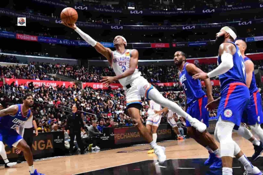 oklahoma city thunder vs la clippers match player stats