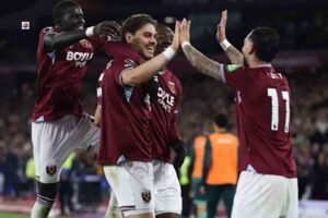 west ham crush wolves 4 0 tottenham tumble into relegation zone