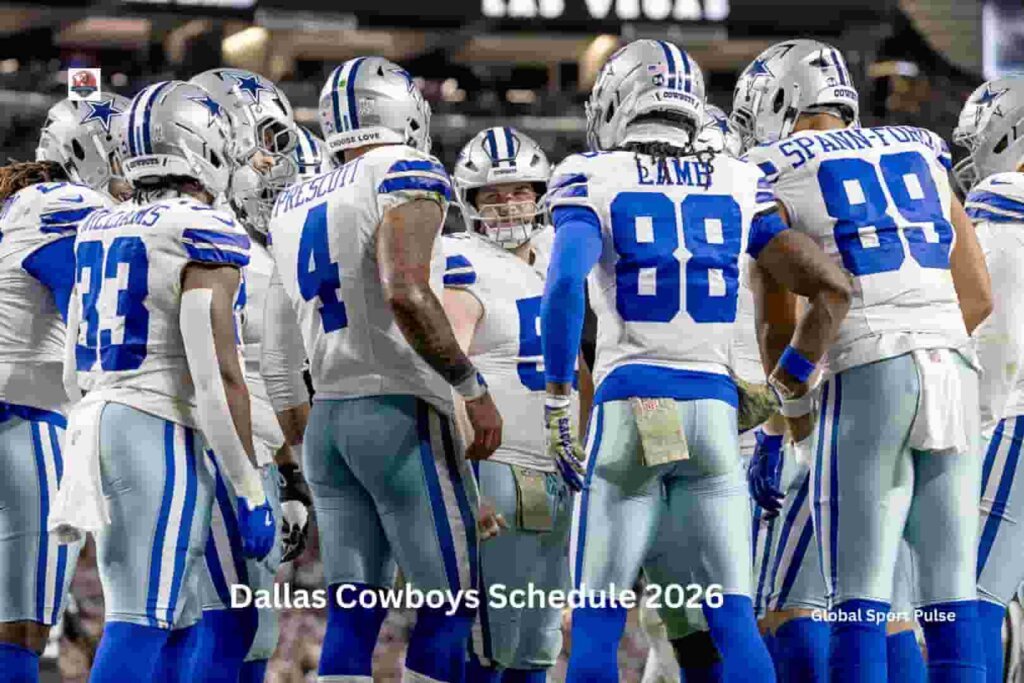 Dallas Cowboys Schedule 2026