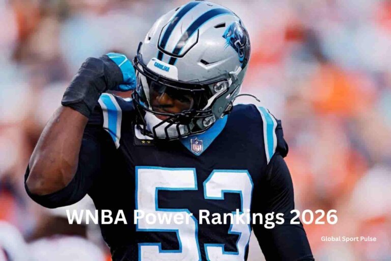WNBA Power Rankings 2026 graphic featuring top teams, rising stars, and early-season standings as the league battles for championship position.