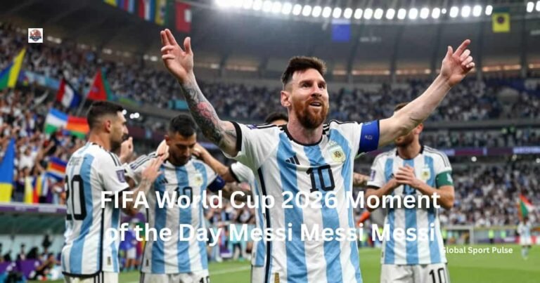 FIFA World Cup 2026 Moment of the Day Messi Messi Messi