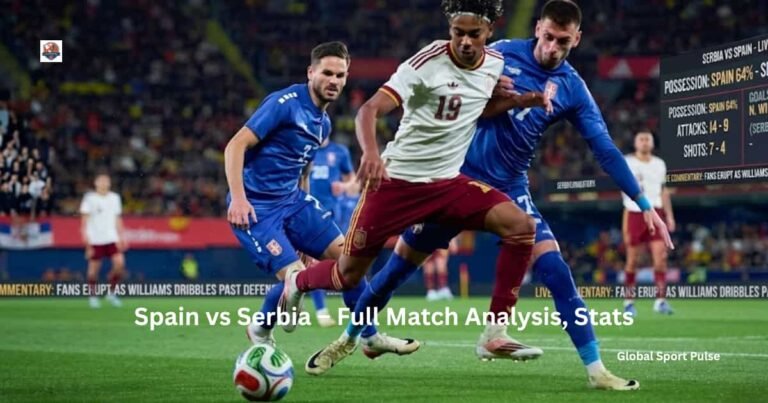 Spain vs Serbia – Full Match Analysis, Stats
