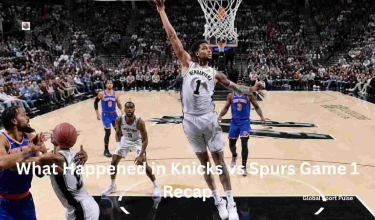 What Happened in Knicks vs Spurs Game 1 Recap