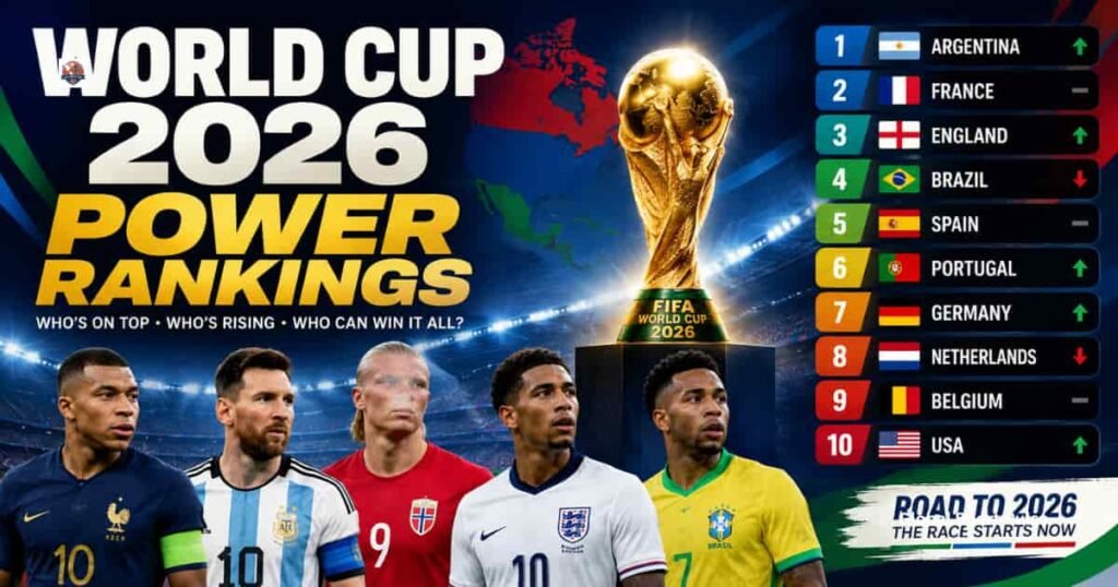 World Cup 2026 Power Rankings