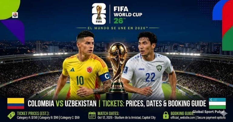 Uzbekistan vs Colombia Tickets: Prices, Dates & Booking Guide