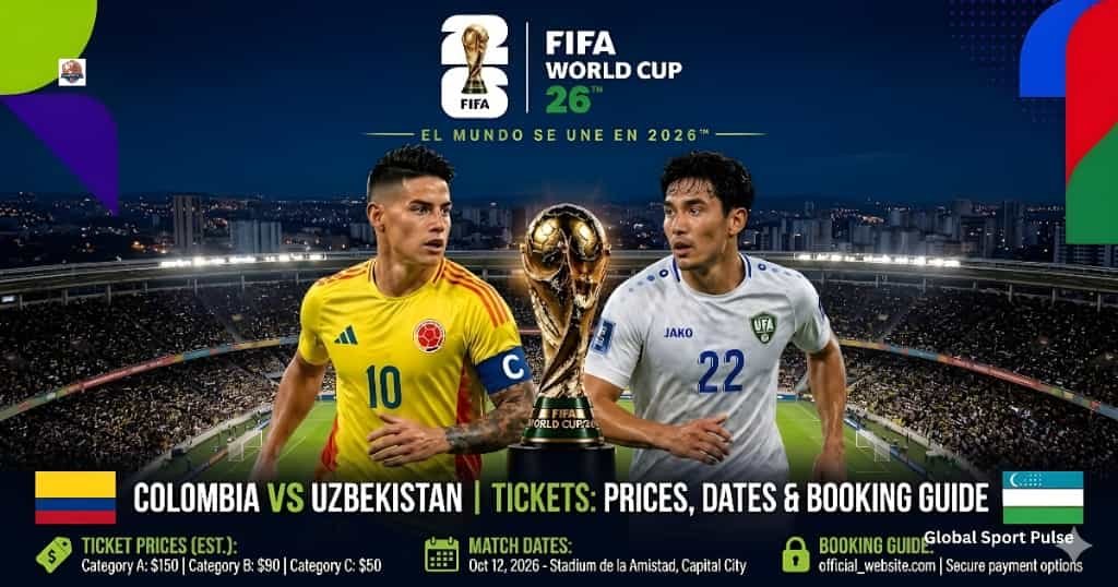 Uzbekistan vs Colombia Tickets