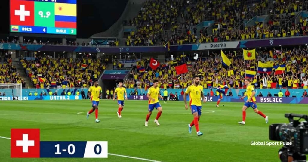 Switzerland vs Colombia Live Score and Updates Today