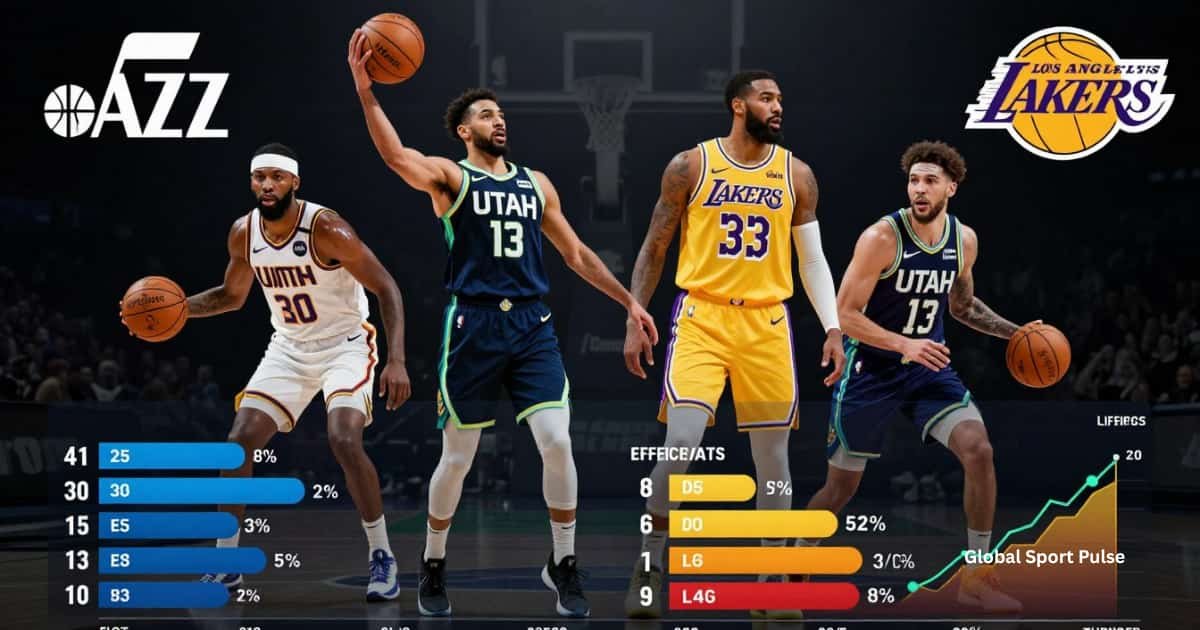 Utah Jazz vs Lakers: Detailed Player Stats
